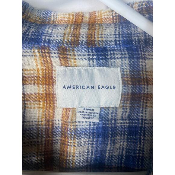 American Eagle women’s Flannel size Small - Picture 8 of 9